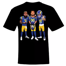 LA Rams Trio Black Tee