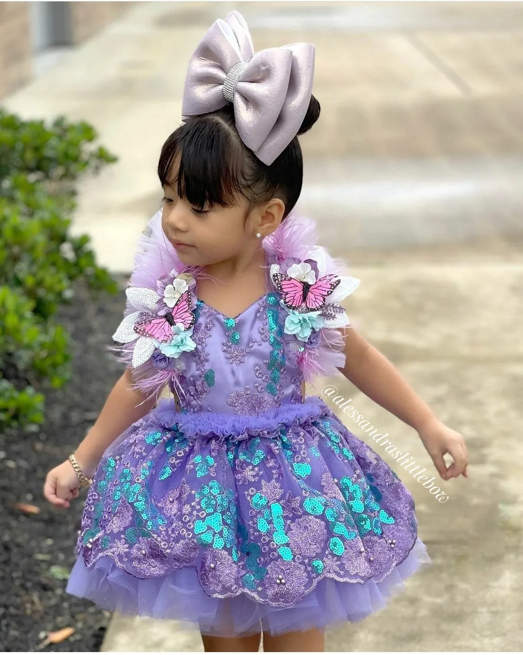 Lavender Deluxe Couture romper