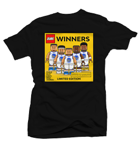 Lego Dubs Golden State Warriors Black Tee