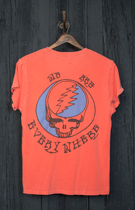 MADEWORN GRATEFUL DEAD POCKET TEE CHERRY