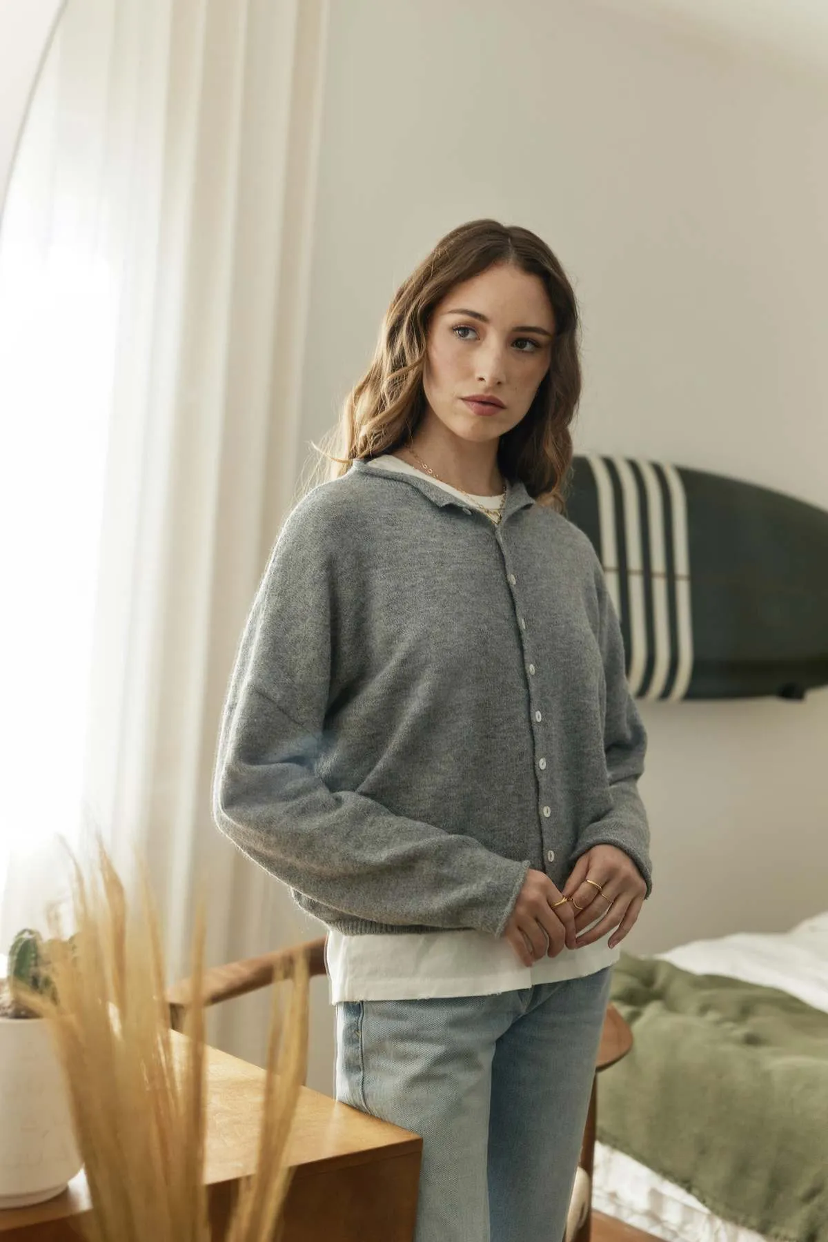 Maisie Sweater - Heather Grey