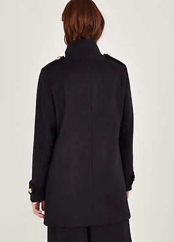 Monsoon Phoebe Double Breasted Pea Coat | Kaleidoscope