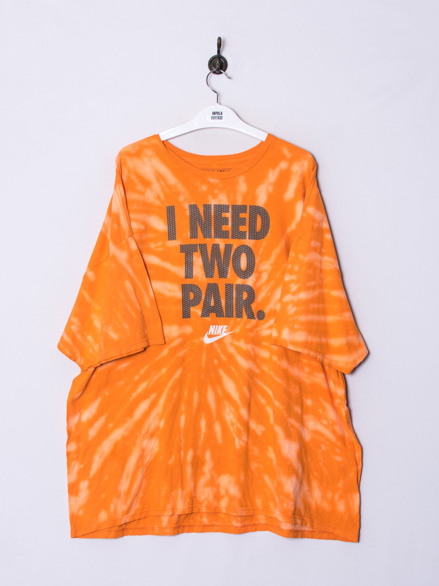 Nike Orange Tie Dye Cotton Tee