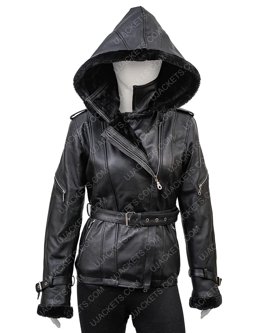 Once Upon A Time Emma Swan Black Leather Jacket | 40% Off | ujackets