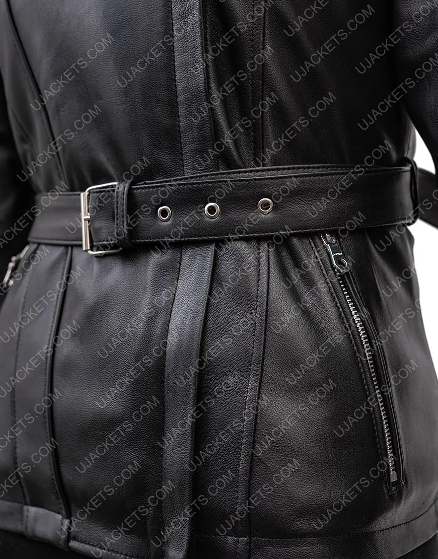 Once Upon A Time Emma Swan Black Leather Jacket | 40% Off | ujackets