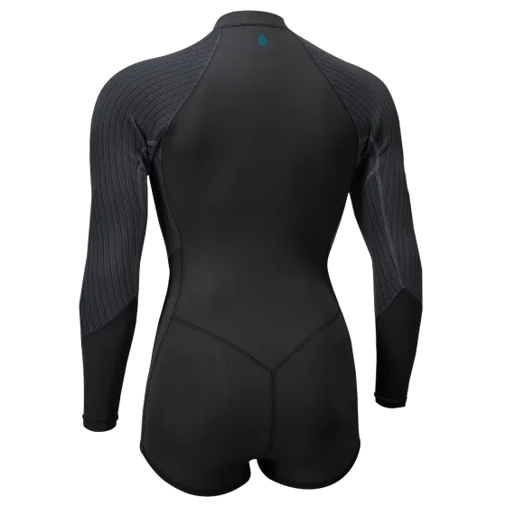 O'Neill Blueprint 2/1.5mm Womens Front Zip Long Sleeve Shorty SAMPLE Wetsuit  - UK 10T