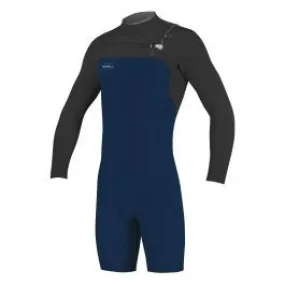 O'Neill Hyperfreak 2mm L/S Chest Zip Shorty Wetsuit 2019 - Abyss