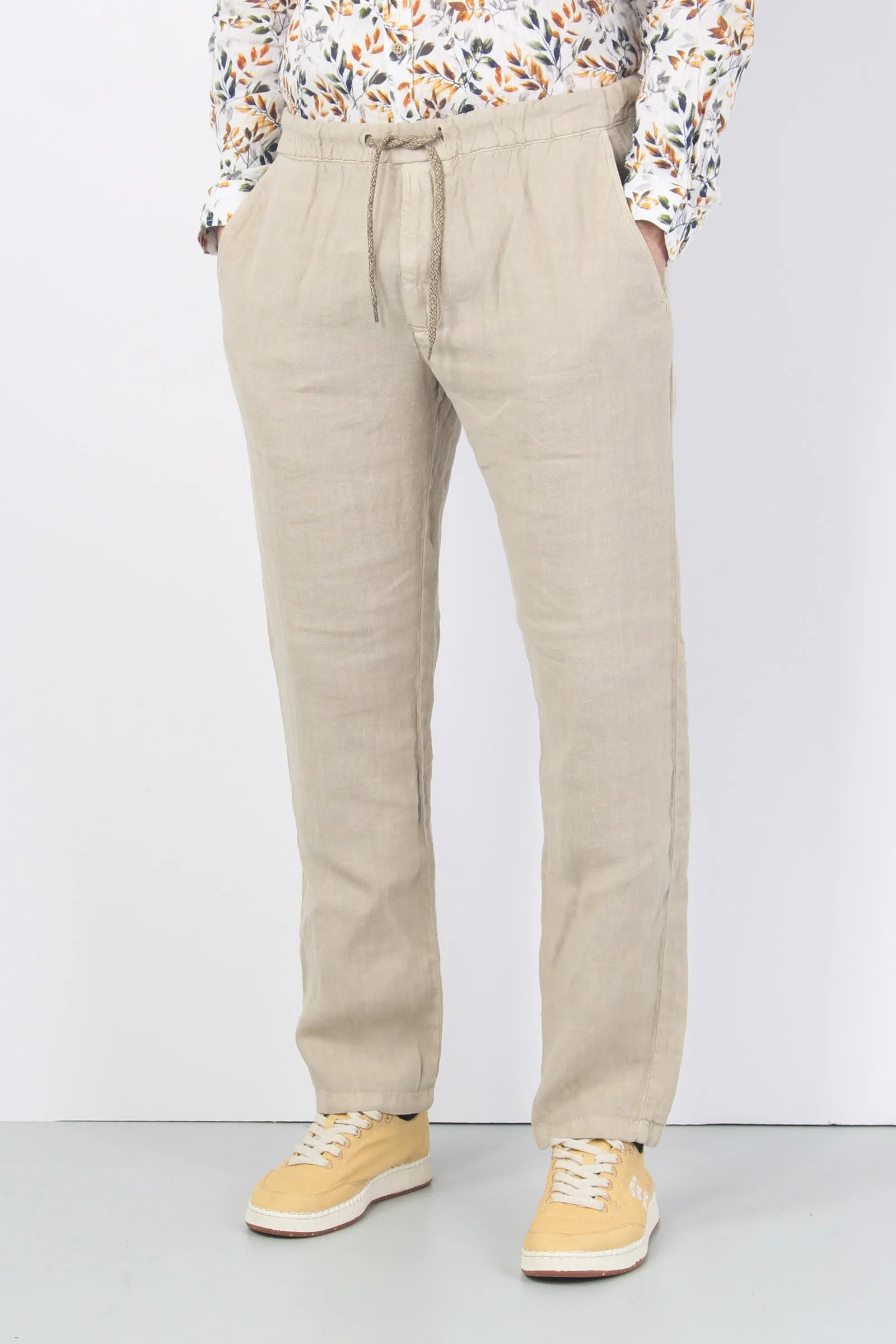 Pantalone Coulisse Relaxed Sabbia