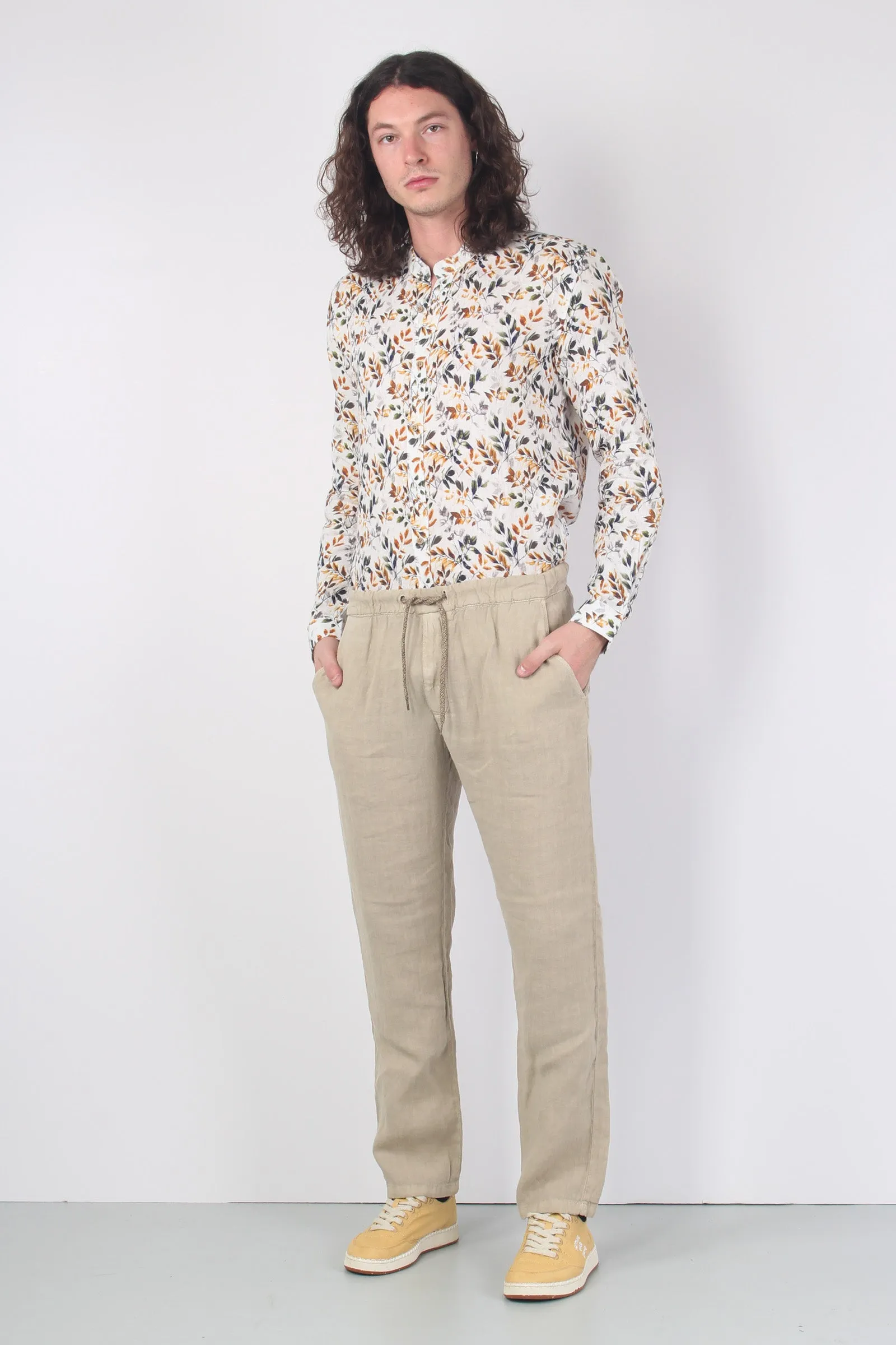 Pantalone Coulisse Relaxed Sabbia