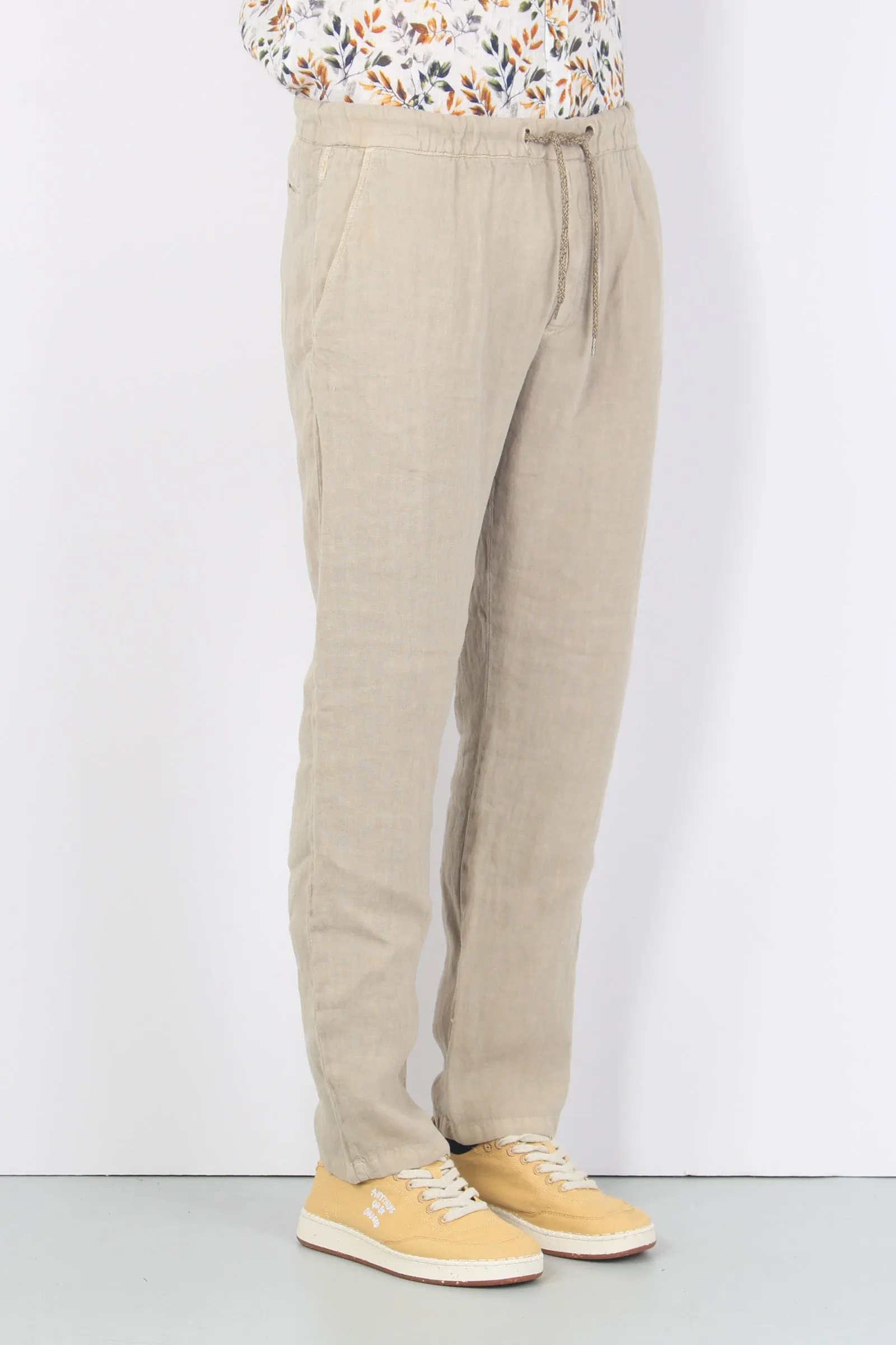 Pantalone Coulisse Relaxed Sabbia