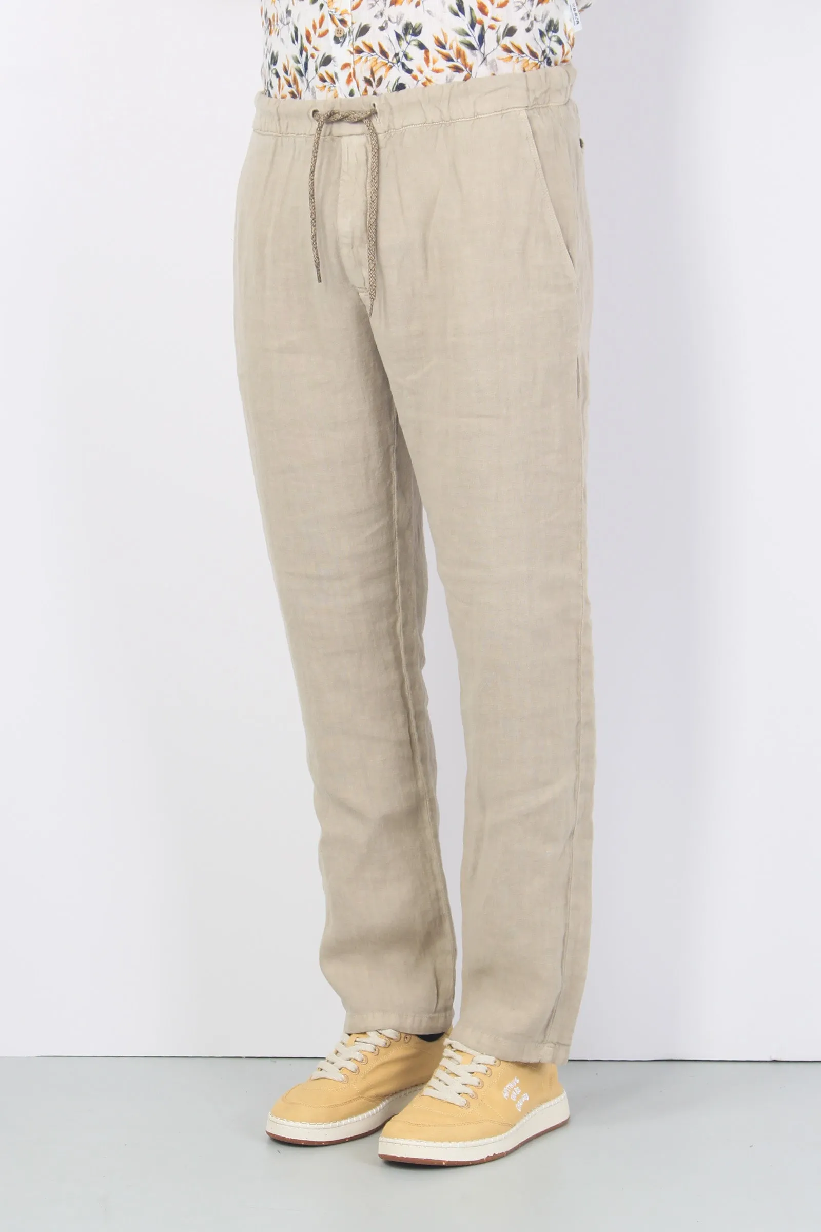 Pantalone Coulisse Relaxed Sabbia