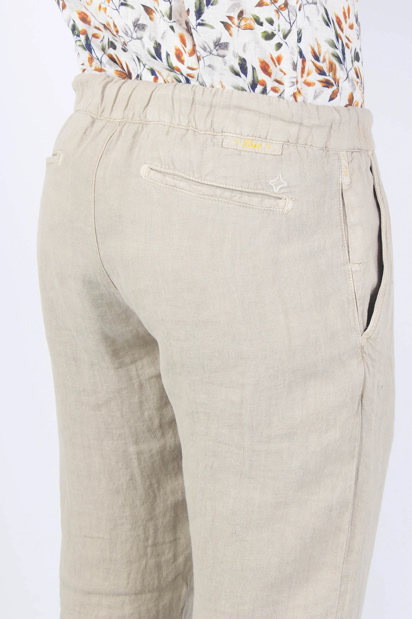 Pantalone Coulisse Relaxed Sabbia