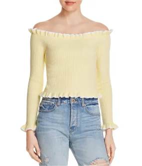 Parker Womens Off The Shoulder Knit Sweater