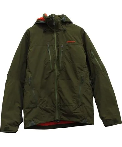 Patagonia Down Jacket in Green Nylon