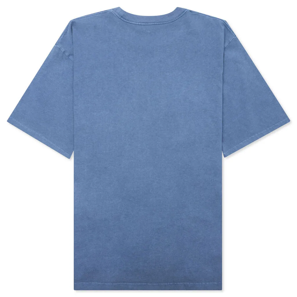 Pigment Dyed College Relaxed Fit Tee - Navy