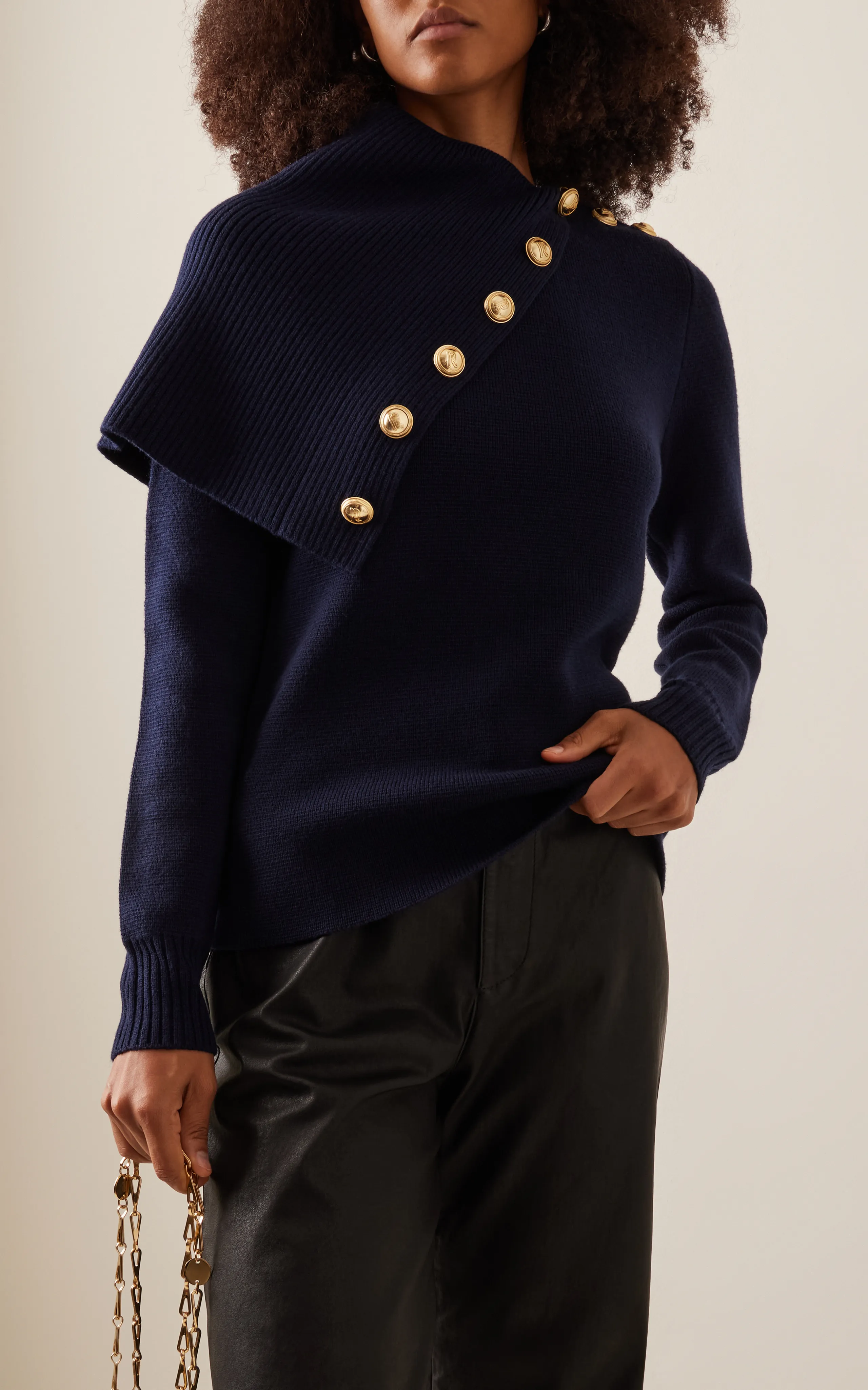 Rabanne Embellished Wool Sweater