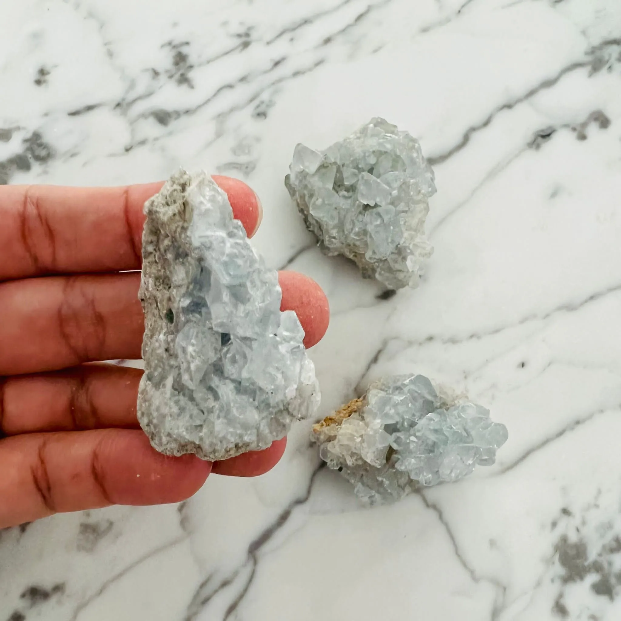 Raw Celestite