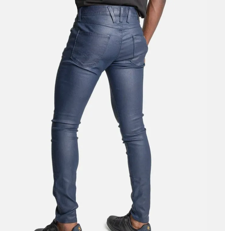 Replay Ma934 13A 07 Coated Denim  Royal