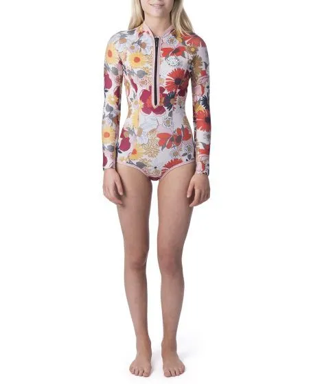 Rip Curl G Bomb 1mm L/S Hi Cut Shorty Wetsuit 2019 - Multi