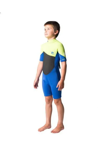 Rip Curl Omega 1.5mm Youth Shorty Wetsuit 2020 - Lime