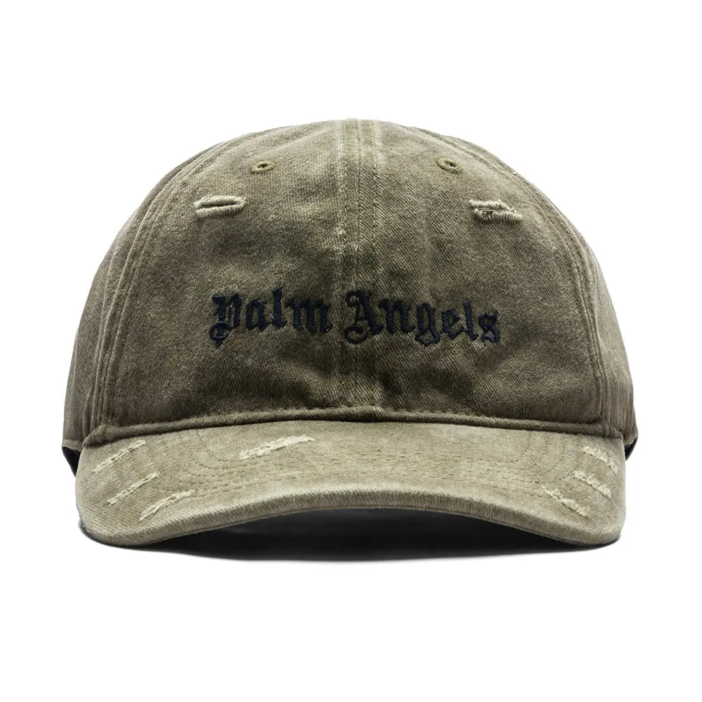 Ripped Logo Cap - Military/Navy Blue