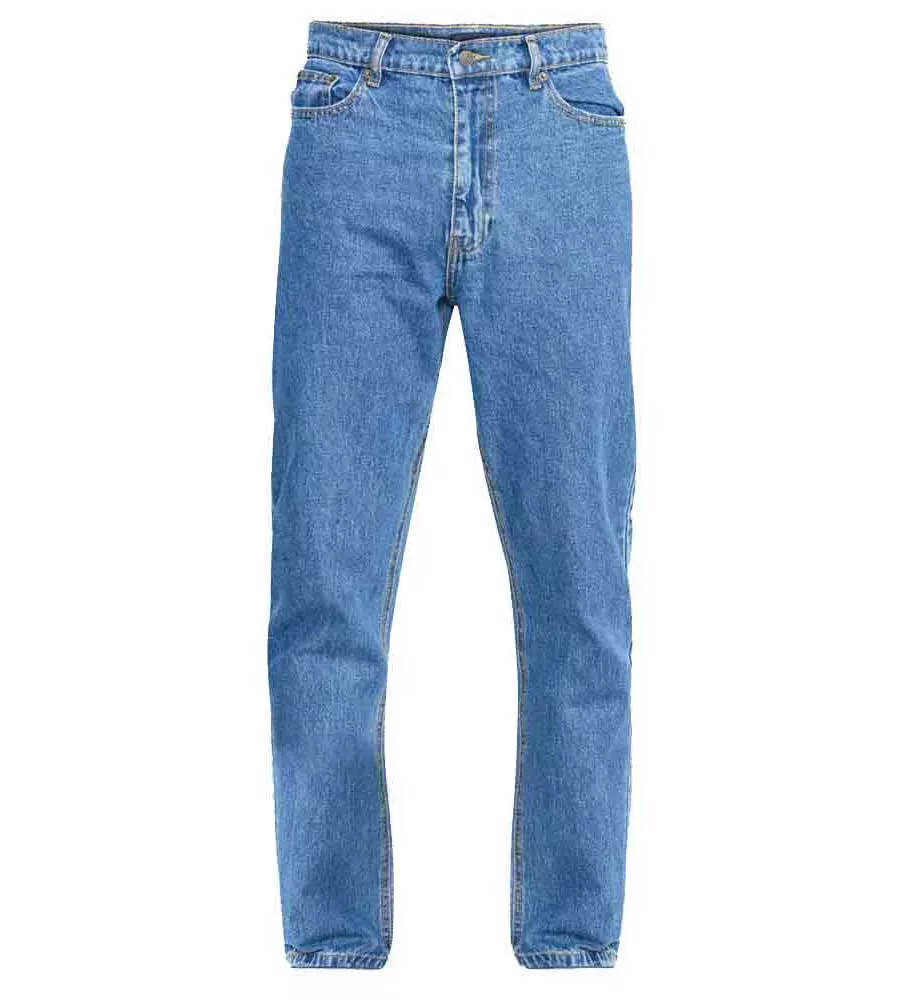 Rockford Mens Blue Stonewash Comfort Fit Jeans (COMFORT STONEWASH)