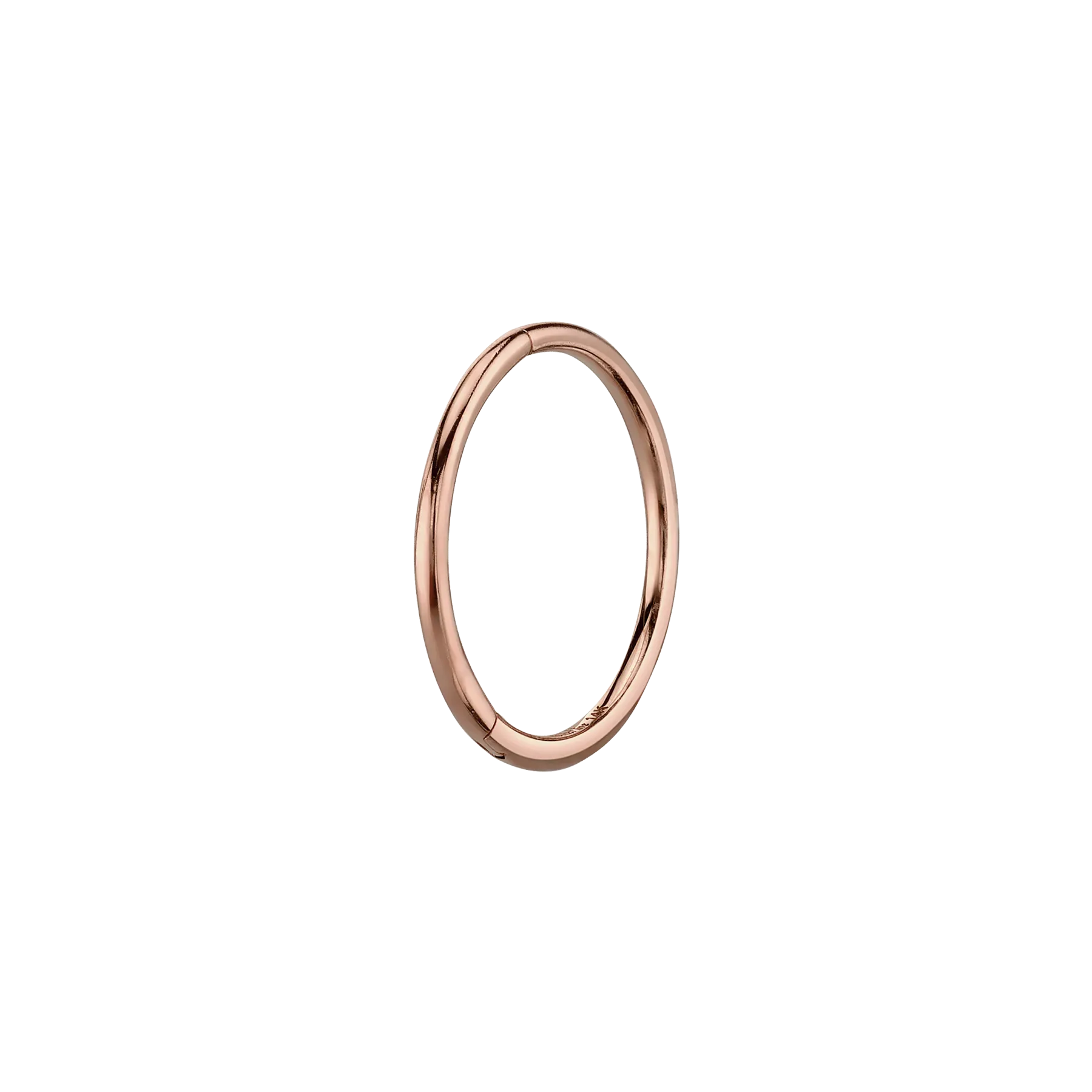 Seamless Hoop - 14k Rose Gold