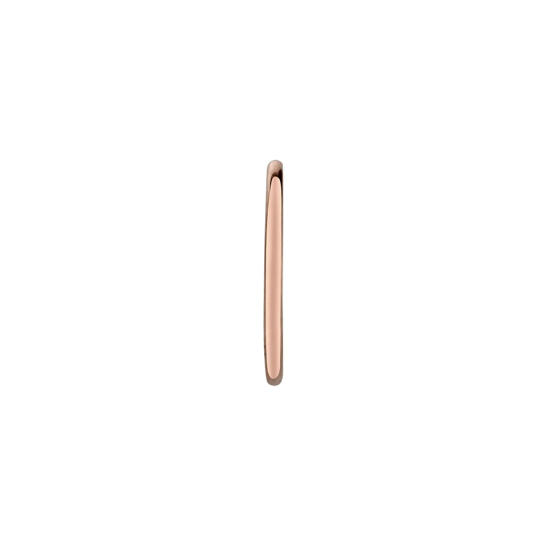 Seamless Hoop - 14k Rose Gold