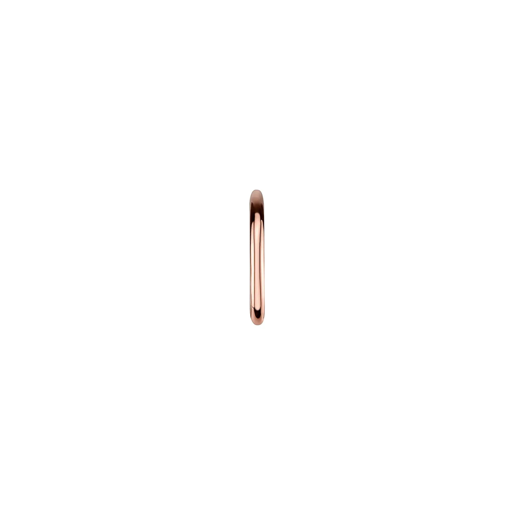 Seamless Hoop - 14k Rose Gold