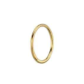 Seamless Hoop - 14k Yellow Gold