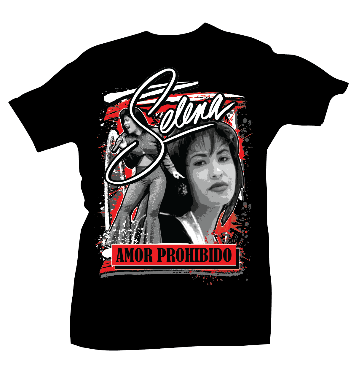 Selena Black Tee