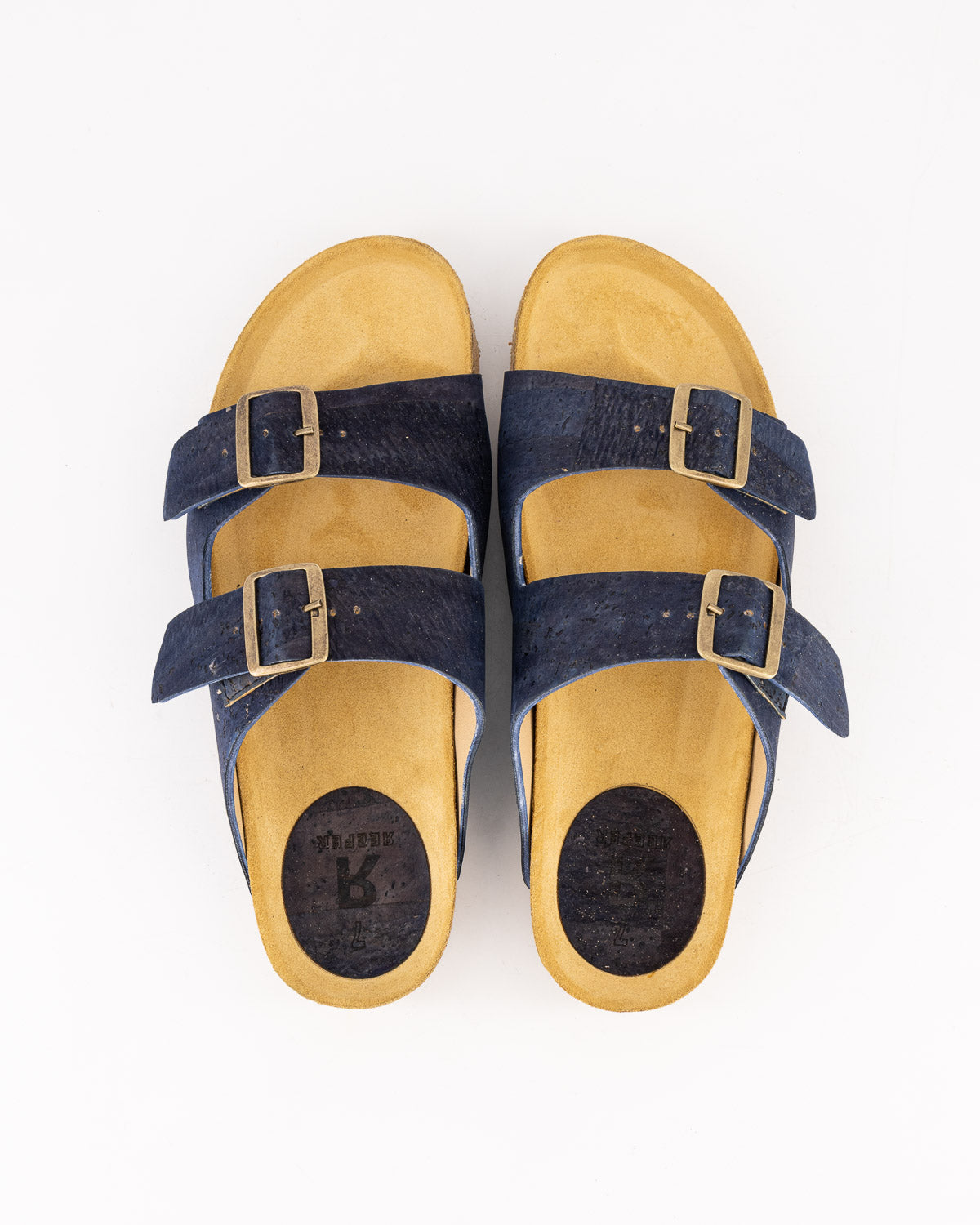 Signature Cork Sandal - Navy