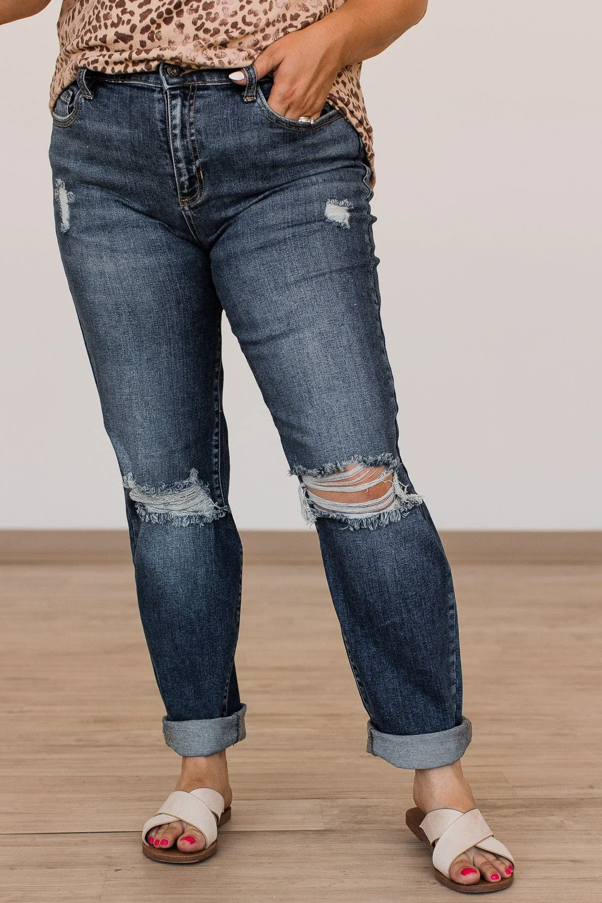 Sneak Peek Tomboy Skinny Jeans- Parker Wash