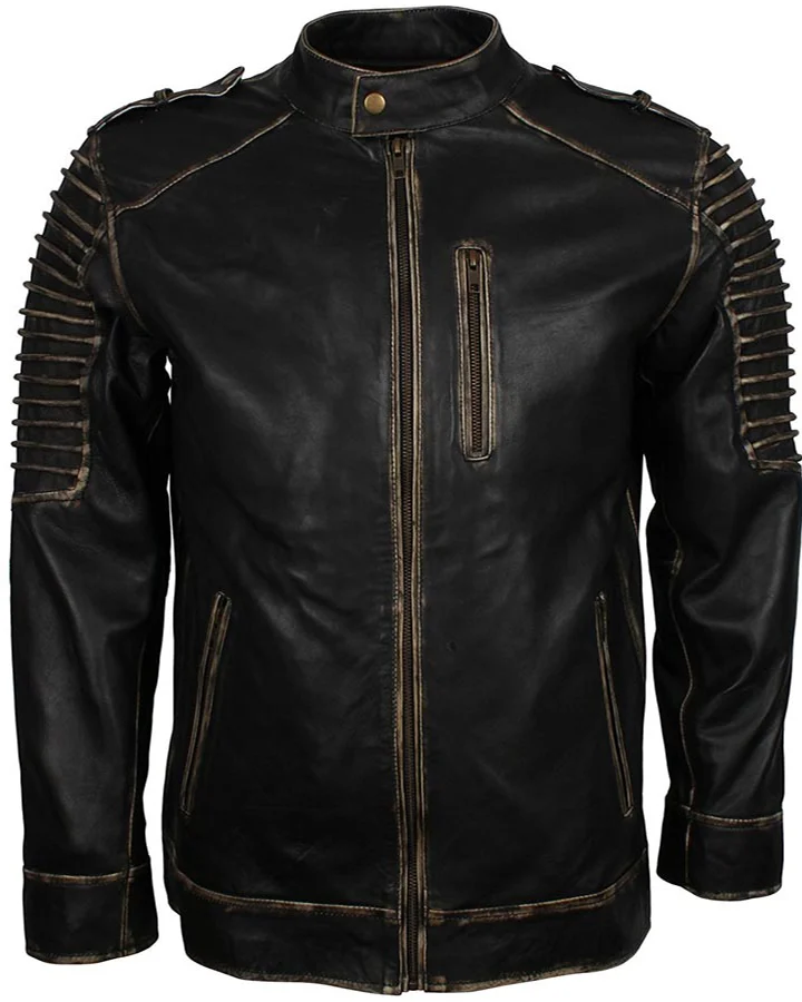 Suicide Squad Joker Black Biker Jacket - William Jacket