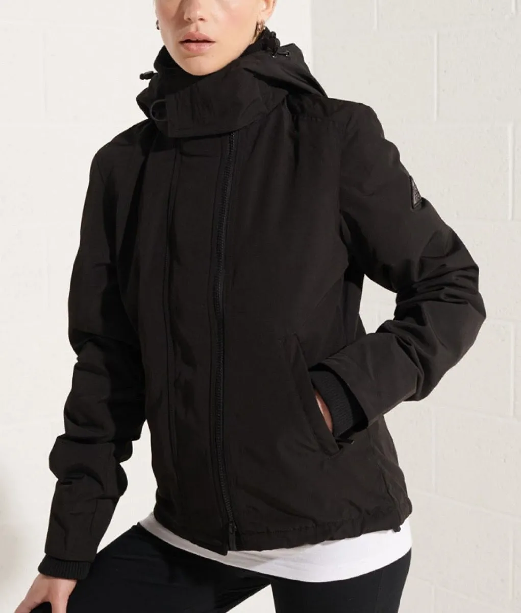 Superdry Womens Ottoman Windcheater Jacket Black