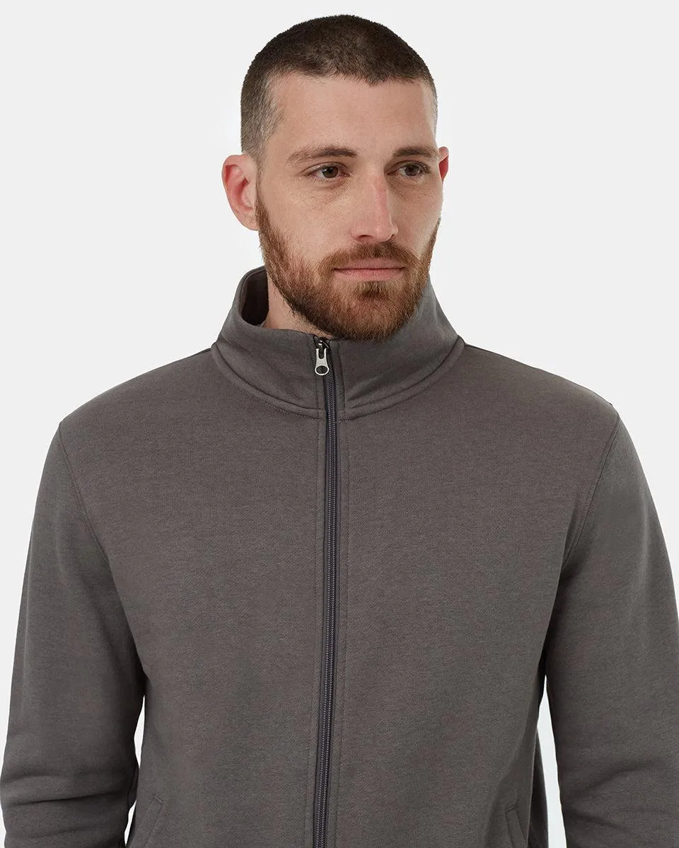 Tentree SeaFleece Full Zip In Granite Grey