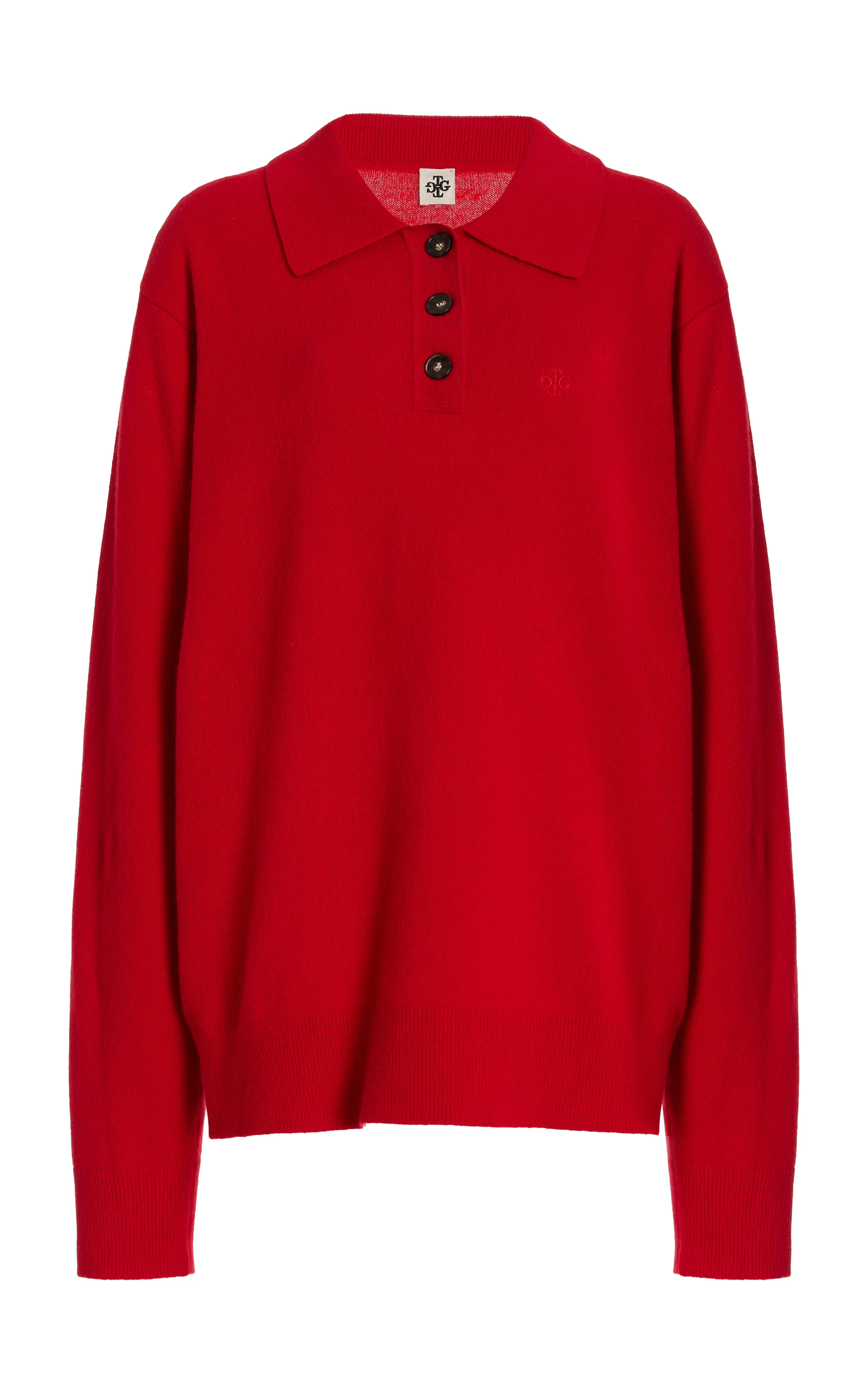 THE GARMENT Como Knit Wool-Cashmere Polo Sweater