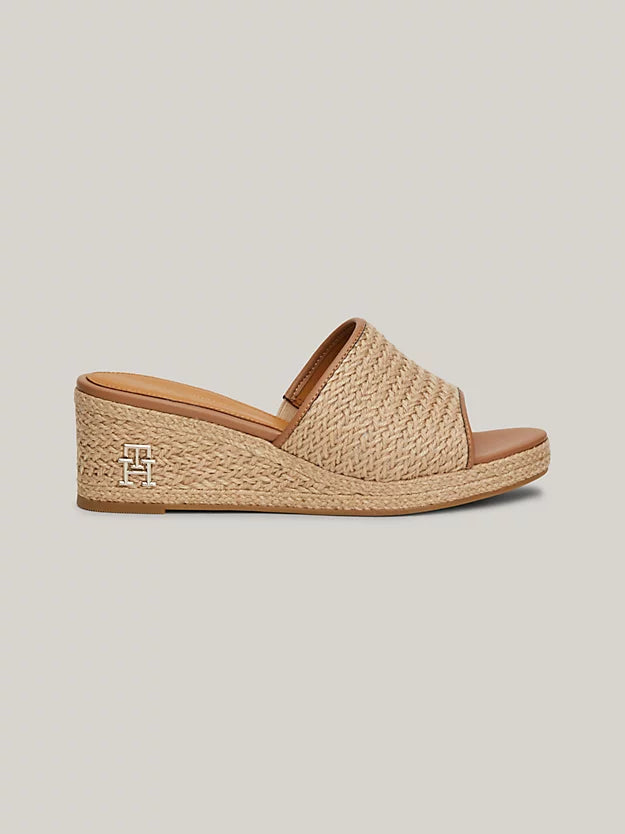 TOMMY HILFIGER  Wedge Espadrille Mule Sandals