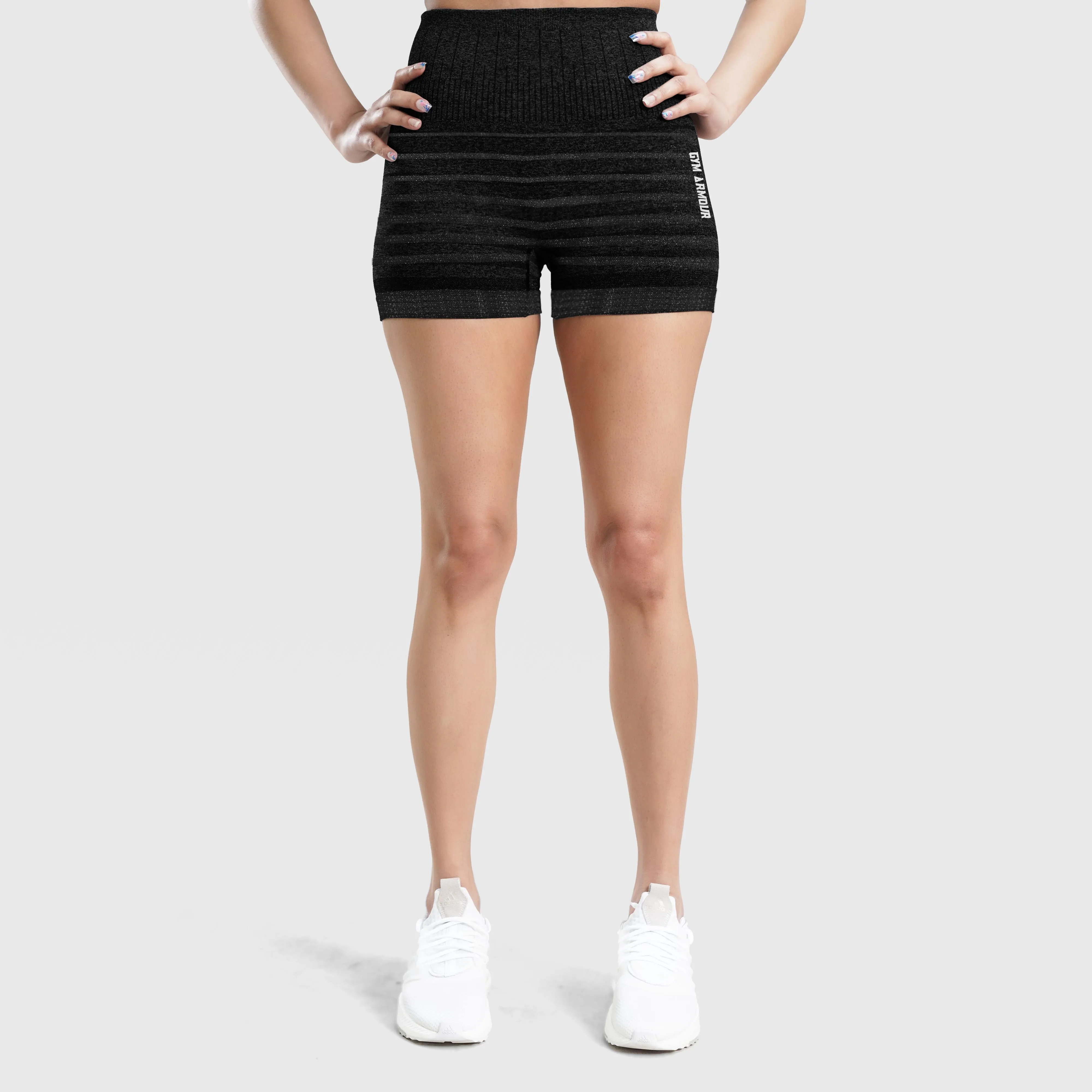 Tone Sculpt Seamless Shorts (Black)