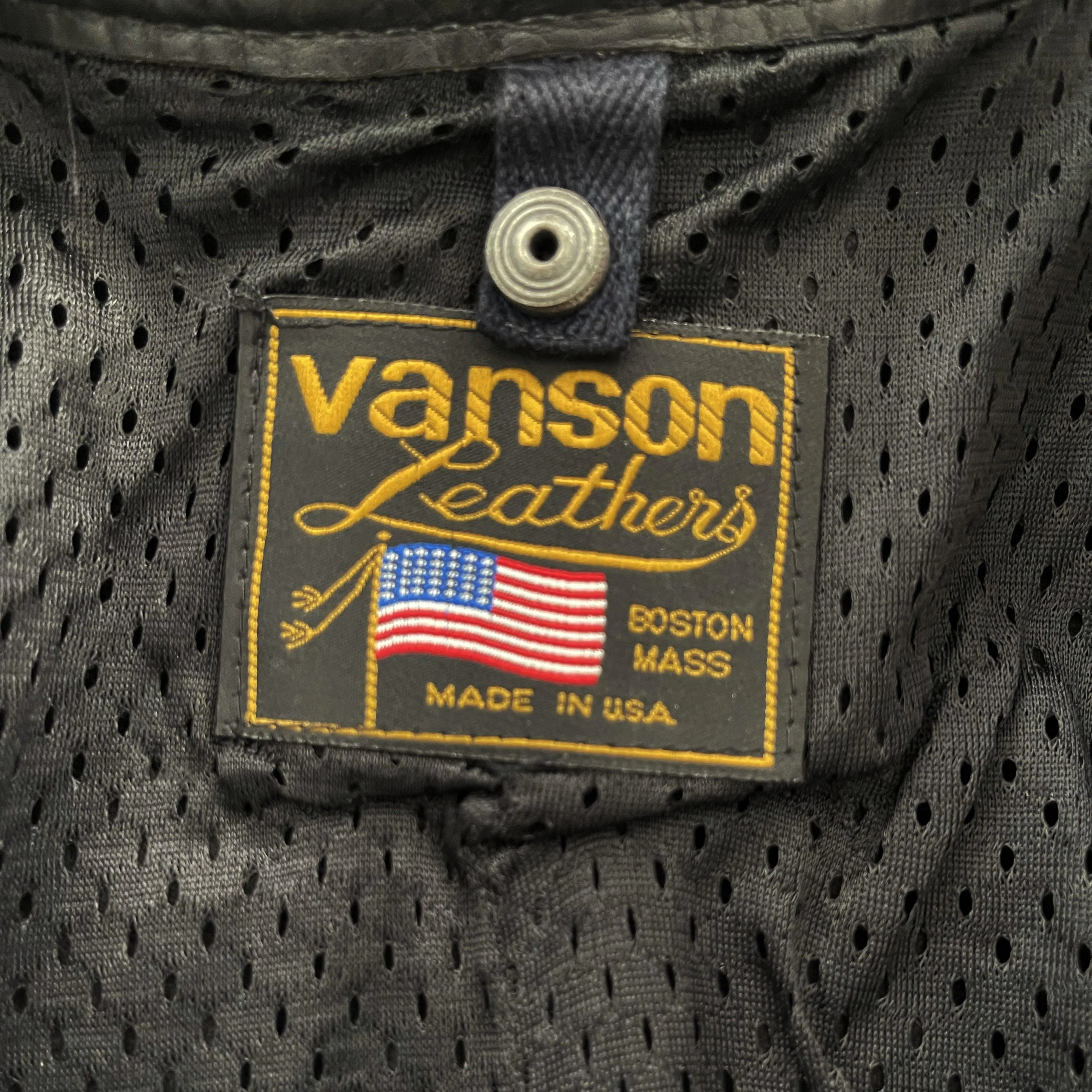 Vanson Leathers Motorcycle Racer Jacket - S