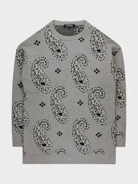 'Waves' Paisley Sweater