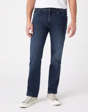 Wrangler Texas Slim Stretch Denim Jeans Bruised River