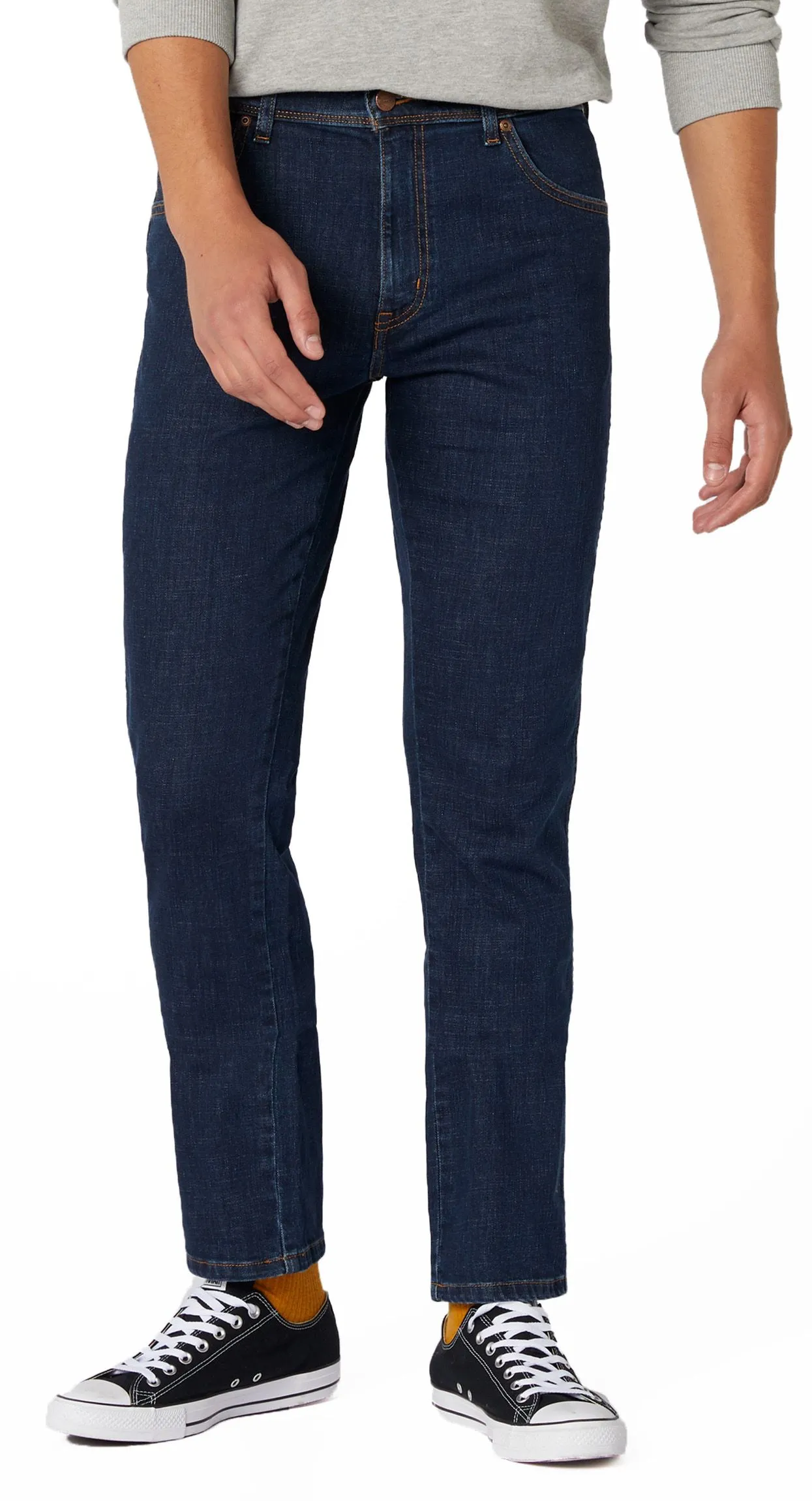 Wrangler Texas Slim Stretch Denim Jeans Cross Game