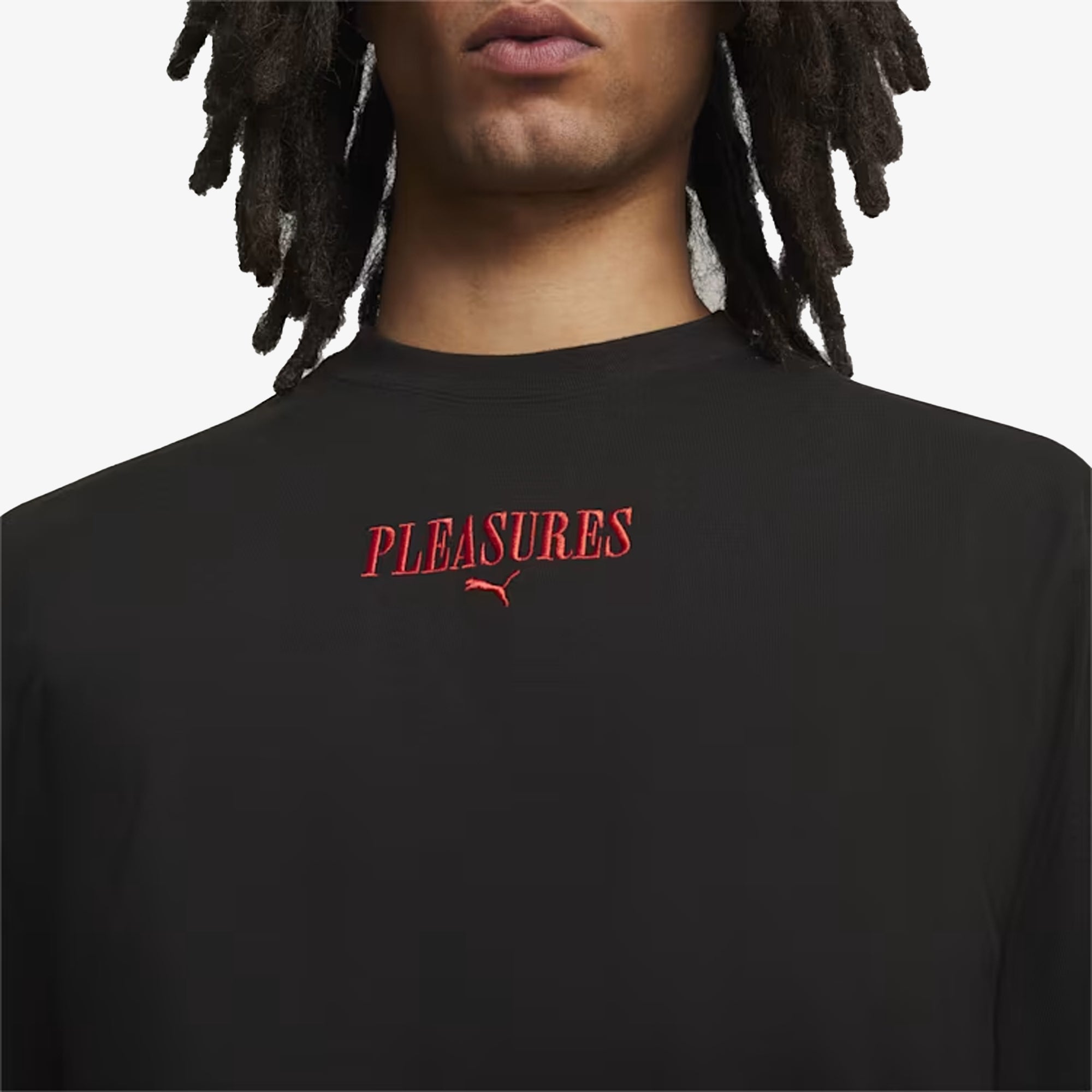 x PLEASURES GRAPHIC TEE 'BLACK'