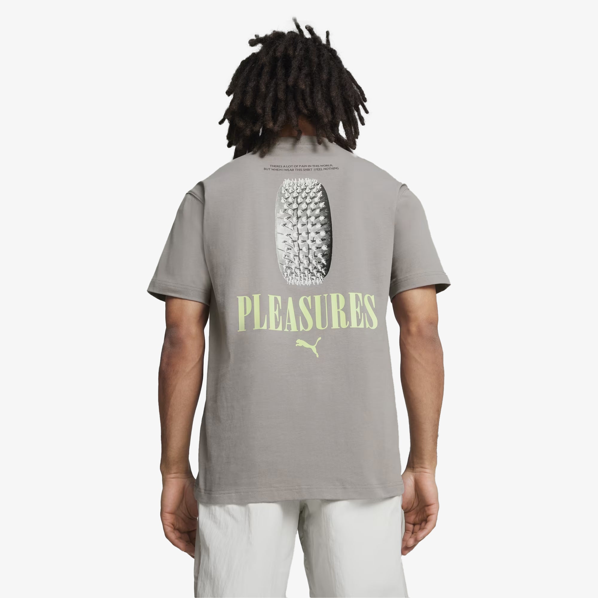 x PLEASURES GRAPHIC TEE 'STORMY SLATE'