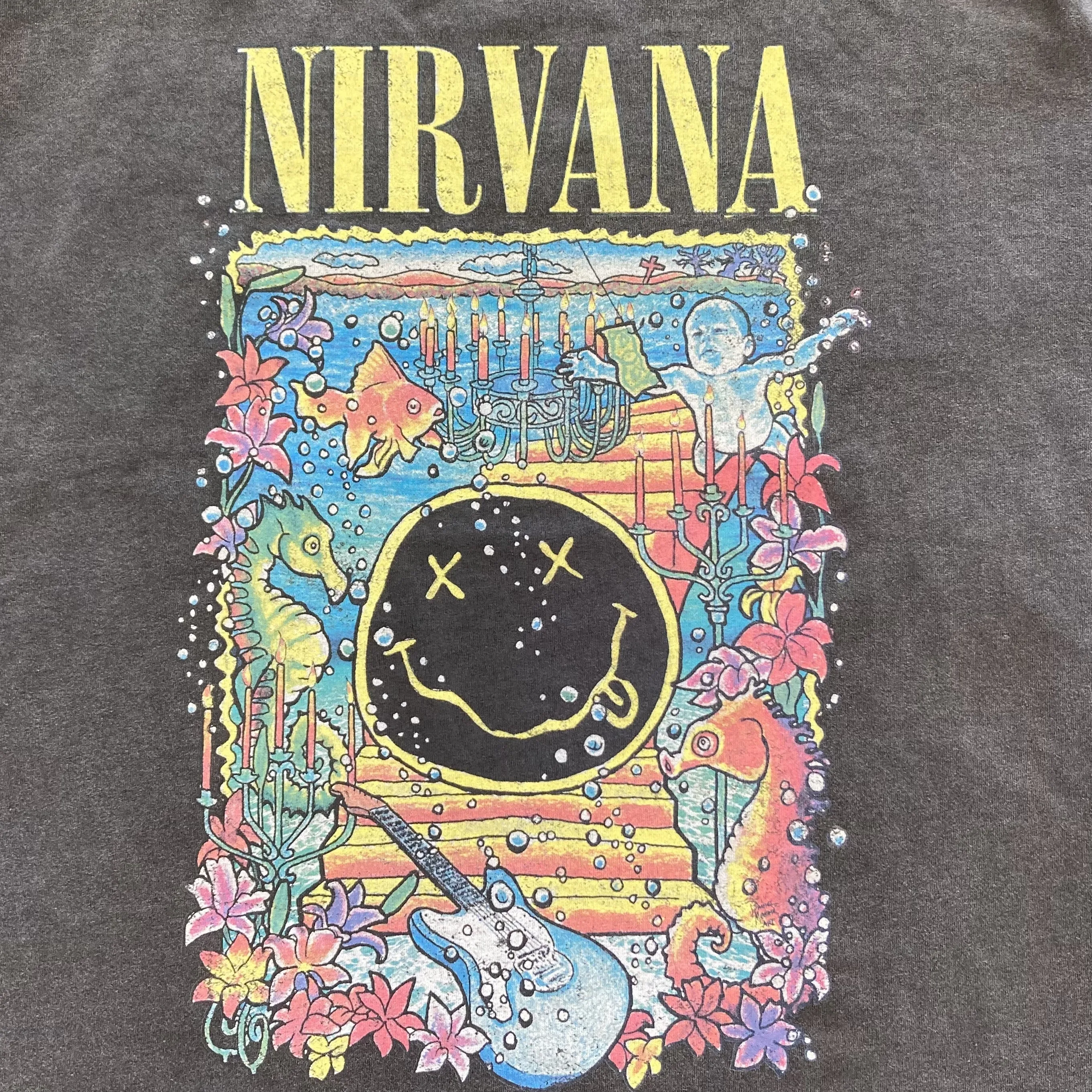 ZARA  |RIPPED NIRVANA © T-SHIRT