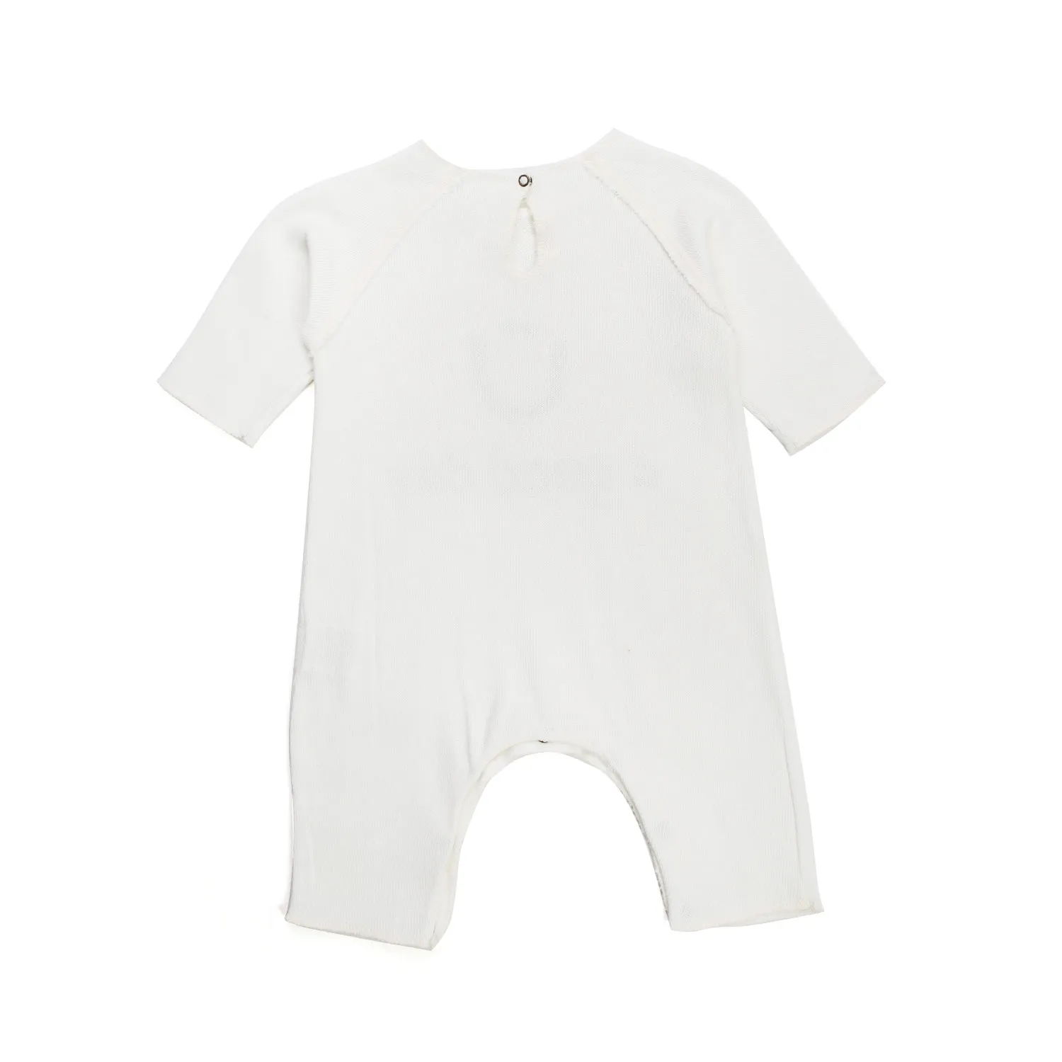 Zhoe & Tobiah Baby Cotton Cream Romper