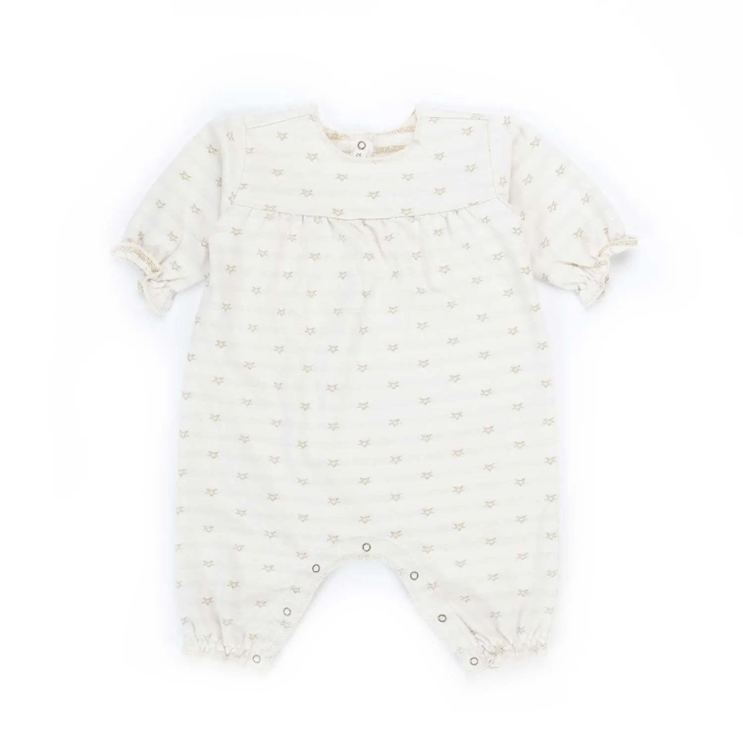 Zhoe & Tobiah Star Print Romper For Baby Girl