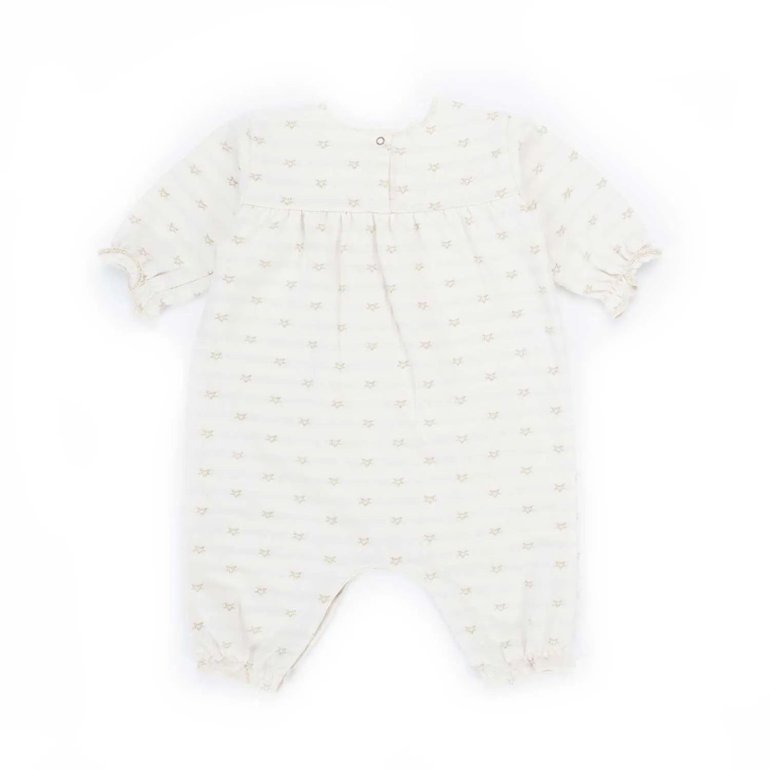 Zhoe & Tobiah Star Print Romper For Baby Girl