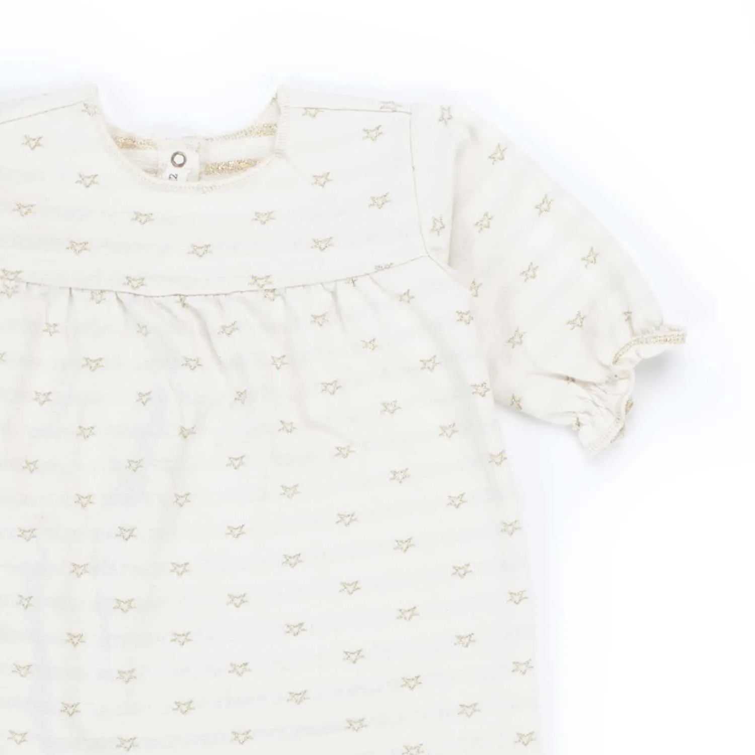 Zhoe & Tobiah Star Print Romper For Baby Girl